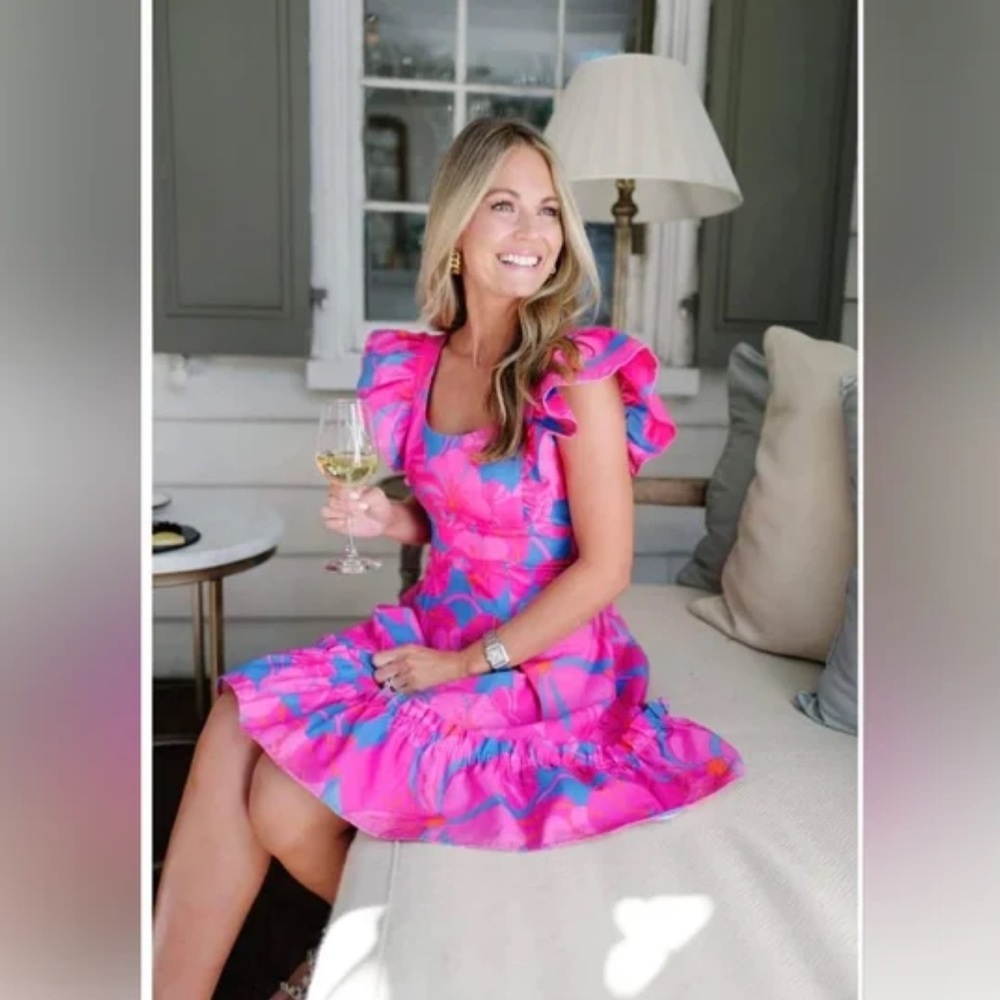 Tuckernuck x Cameron Eubanks Wimberly Wild Azalea Edisto Dress NWT